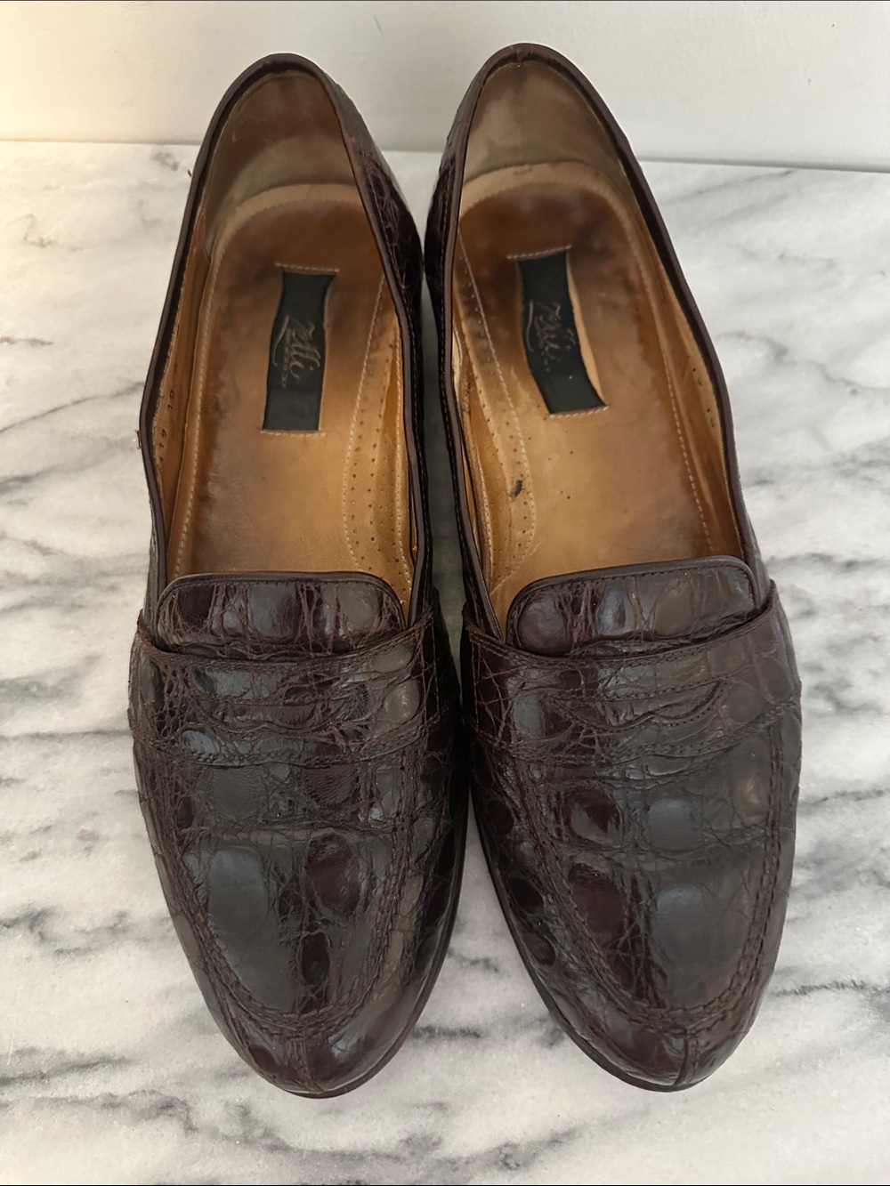 Zelli Italia Tuscany Caiman
Crocodile Penny Loafers
Men's 10 M Brown italy - Picture 13 of 13